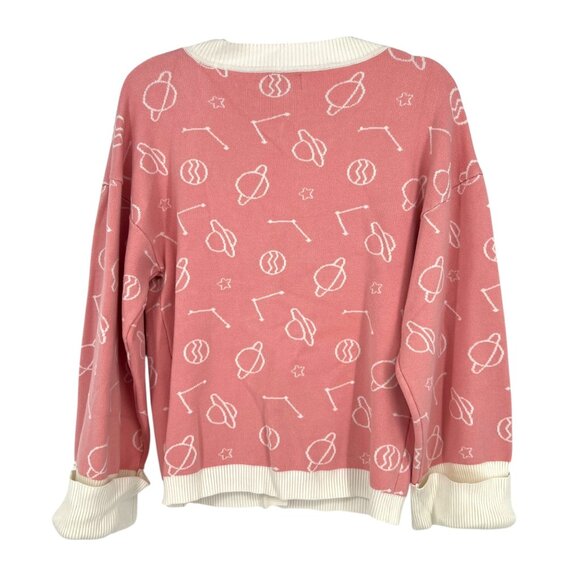 Pusheen Unique Vintage Pusheen The Cat Cardigan Pink Size Medium - Picture 6 of 10